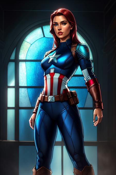 00084-902416903-Stained glass style Closeup fullbody portrait of female Captain America, Ciberpunk background, atmospheric scene, masterpiece, b.png